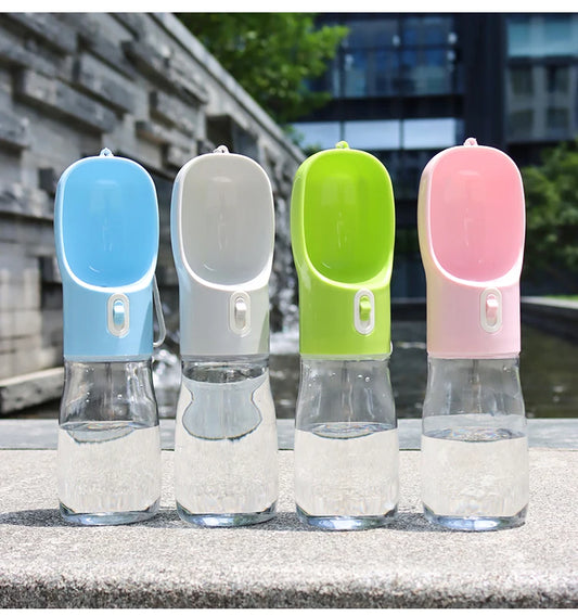 Portable Pet Water Bottle Feeder Bowl